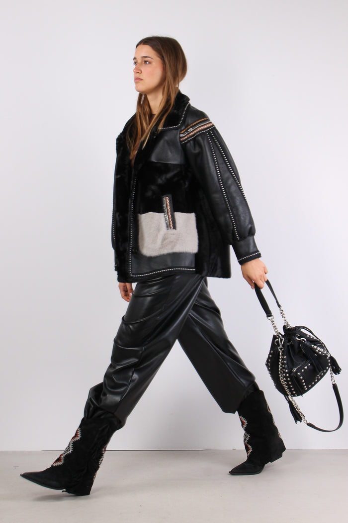 Ecomontone Inserto Borchie Black-9