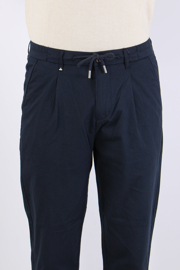Pantalaccio Misto Lino Blu-6