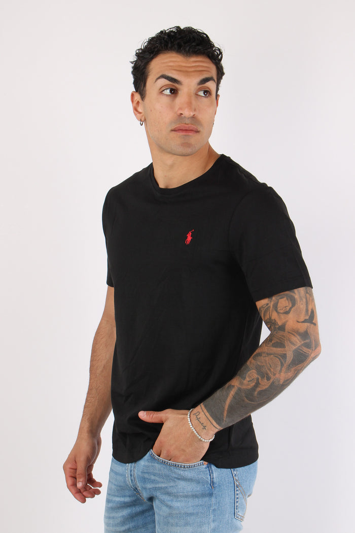 T-shirt Slim Fit Jersey Rl Black-3