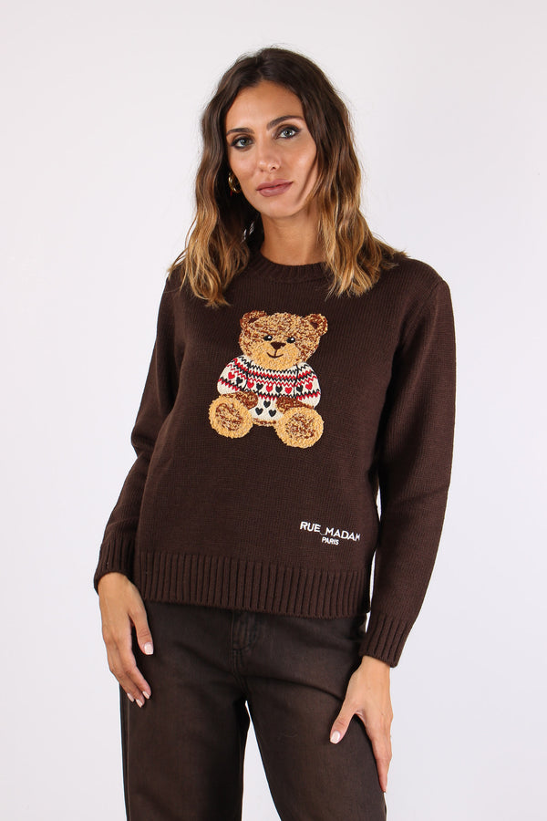 Pullover Orsetto Brown