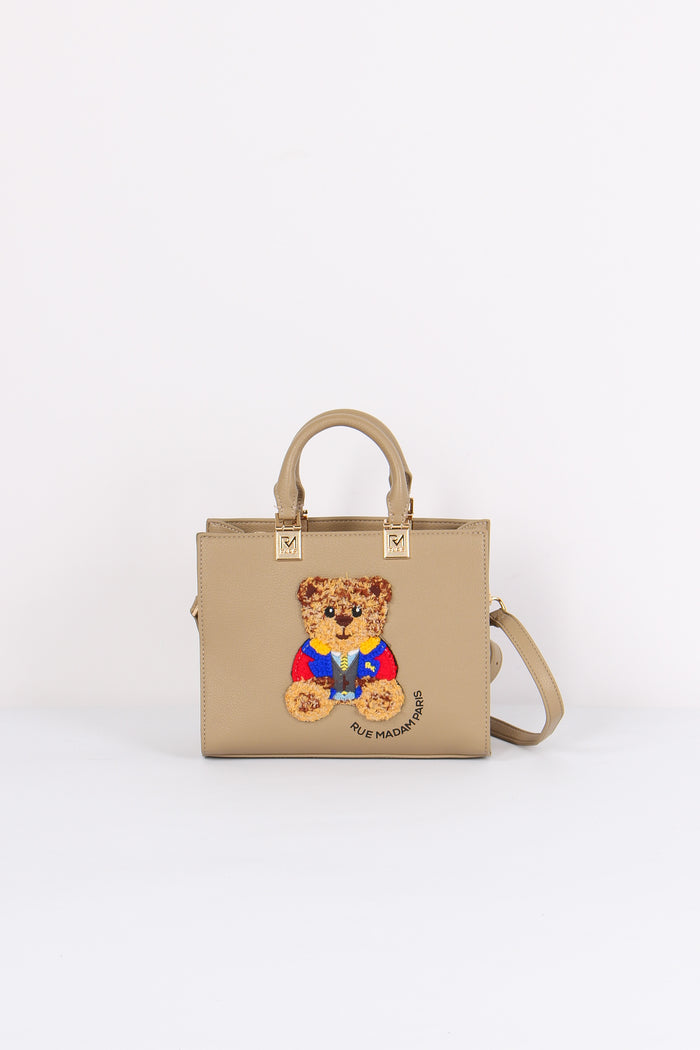 Mini Shopping Orsetto Taupe