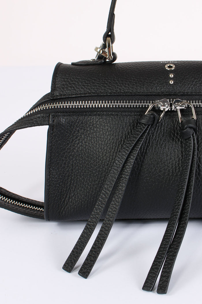 Metis Mini Bag  Bottalata Zip Frontale Black-6