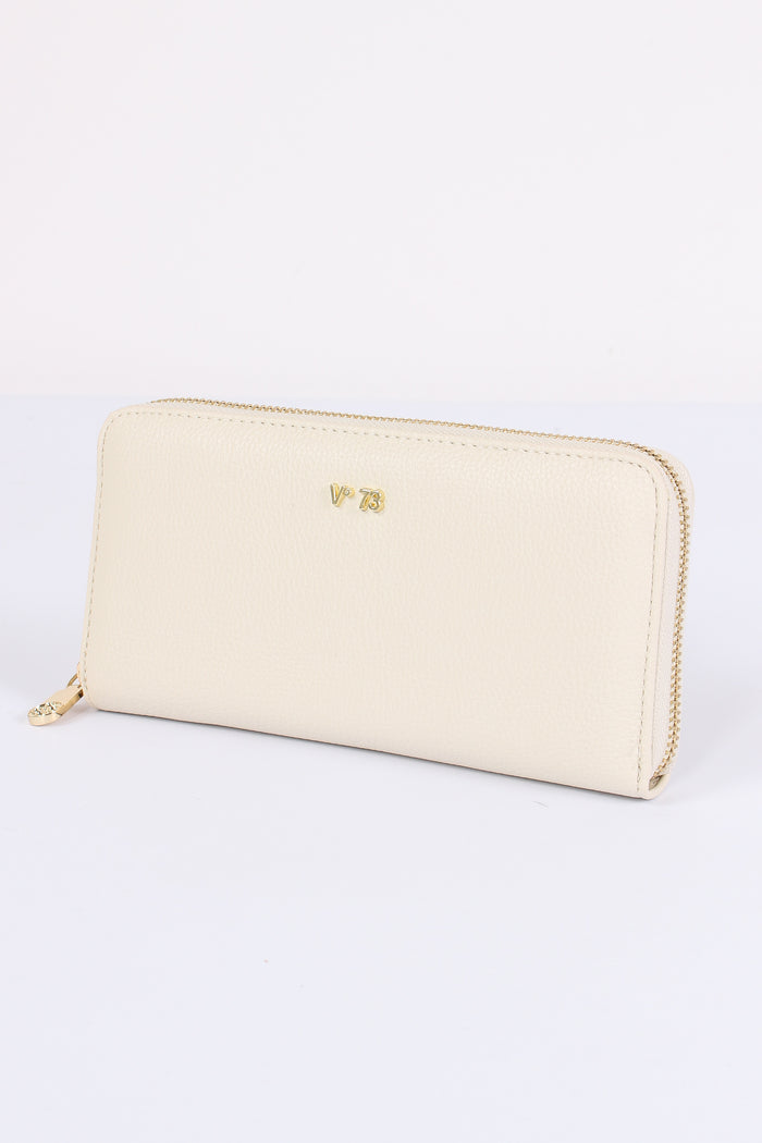 Keira Portafoglio Zip Around Off White-2