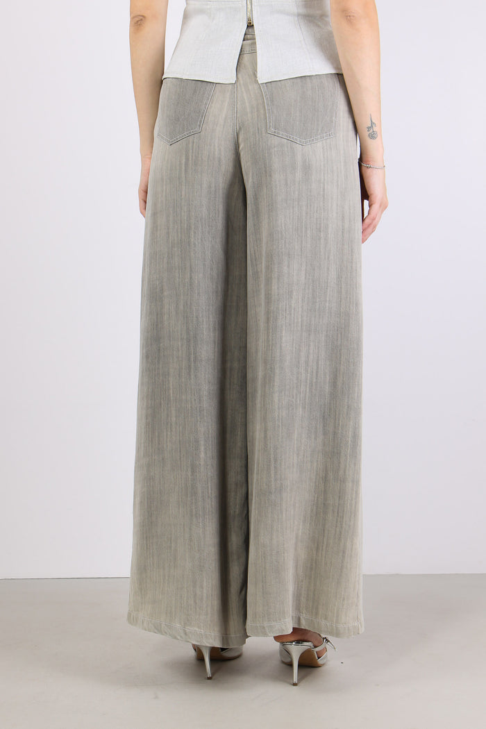 Denim Palazzo Grey-4