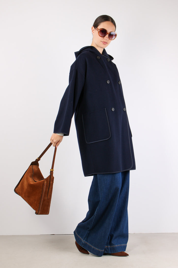 Bergen Cappotto Montgomery Blu-6