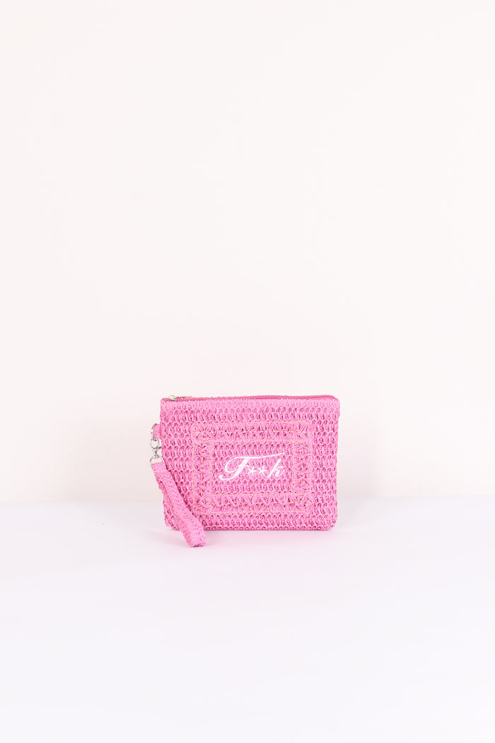 Pochette Rafia Fucsia