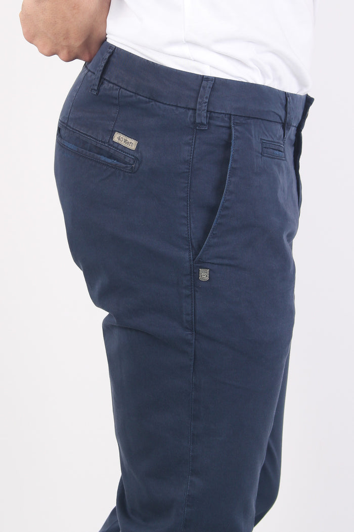 Pantalone Chino Slim Fit Navy-6