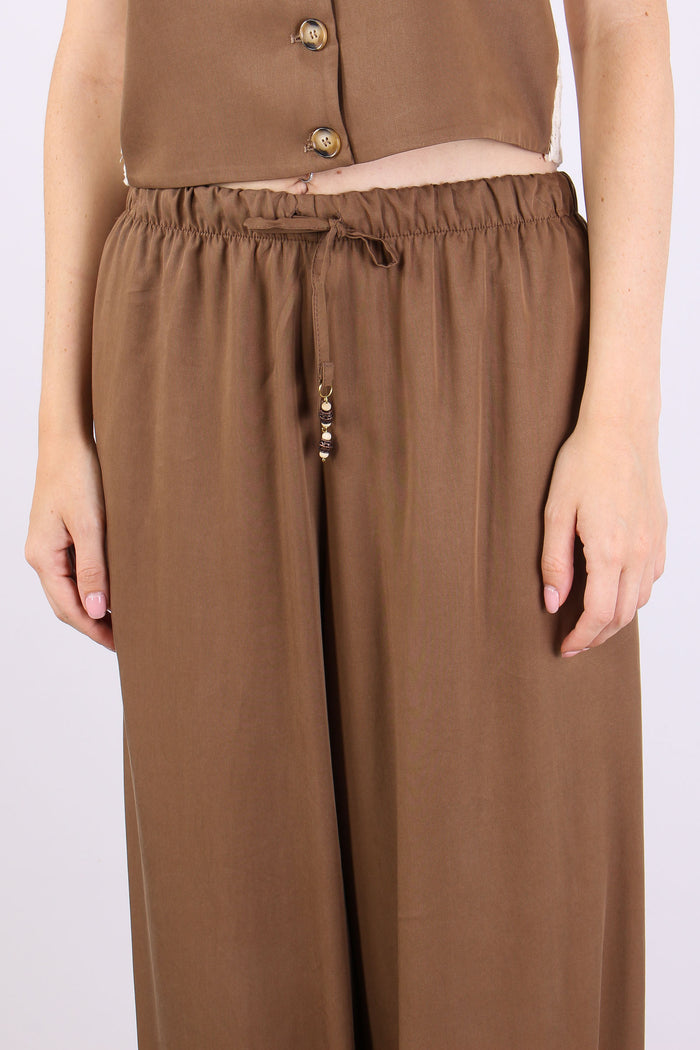 Pantalone Elastico Fondo Tabacco-7