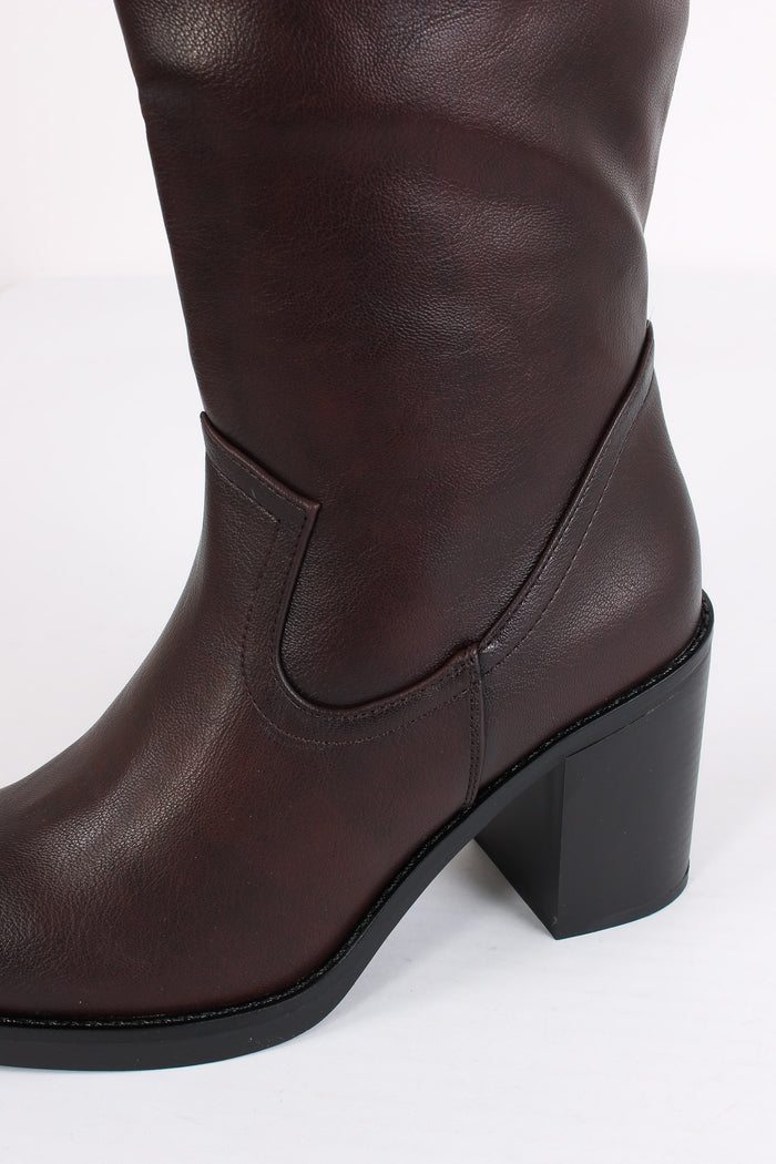 Stivale Tacco Wine-7