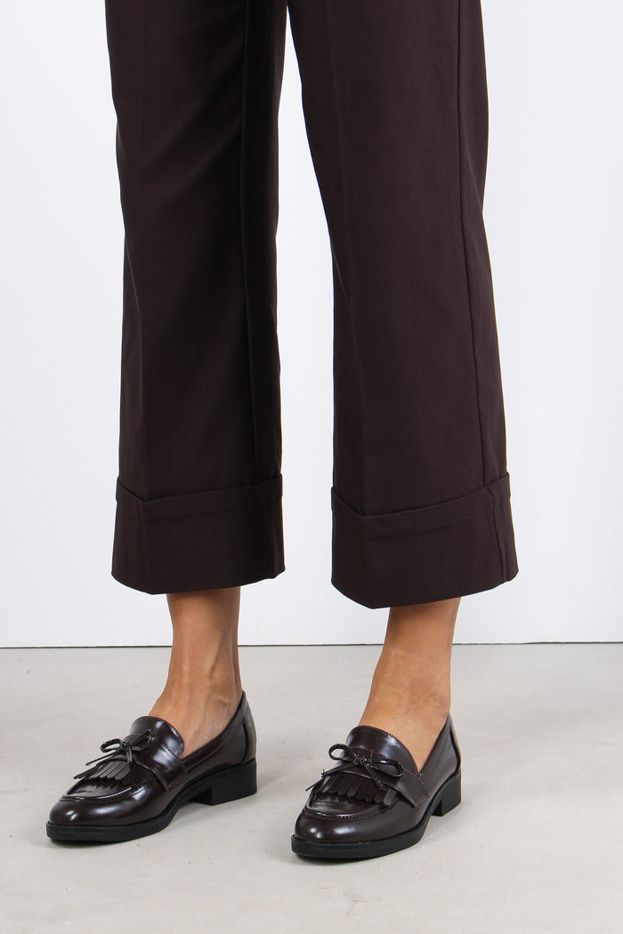 Pantalone Bengalina Cropped Moro-7