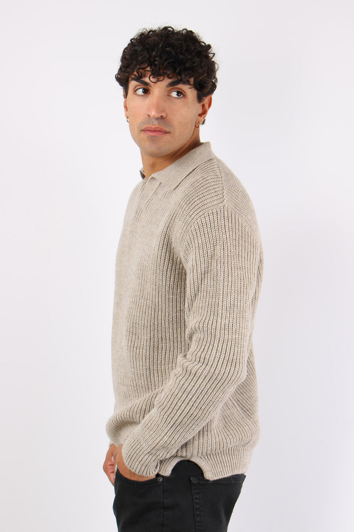 Maglia Polo Over Fango-5