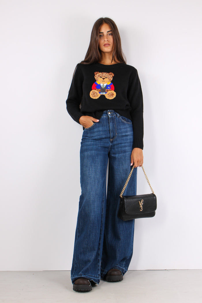 Pullover Orsetto Black-5