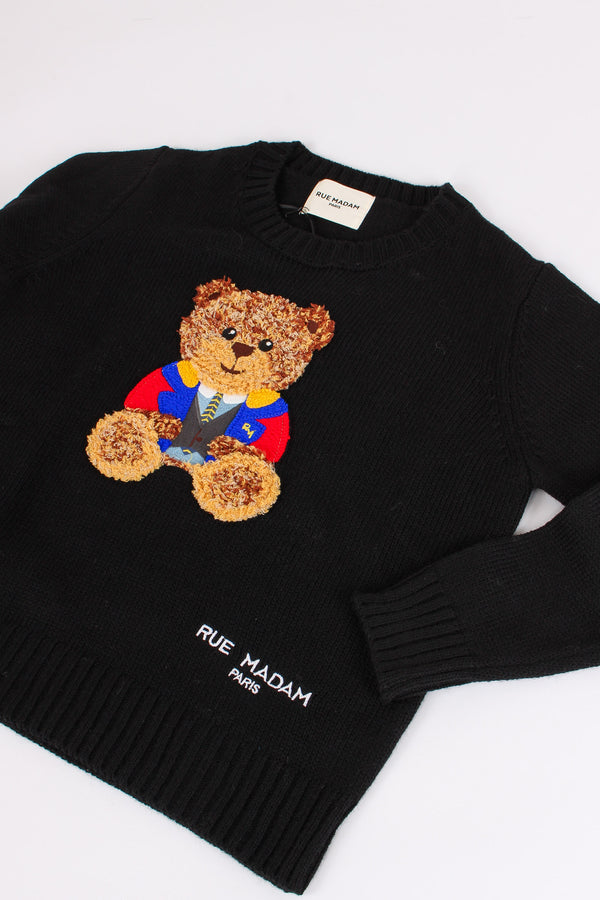 Pullover Orsetto Black-2