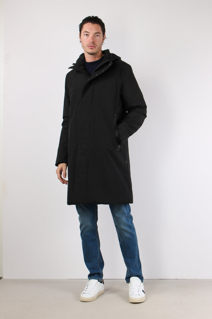 Barry Parka Cerniera Nastrata Black-4