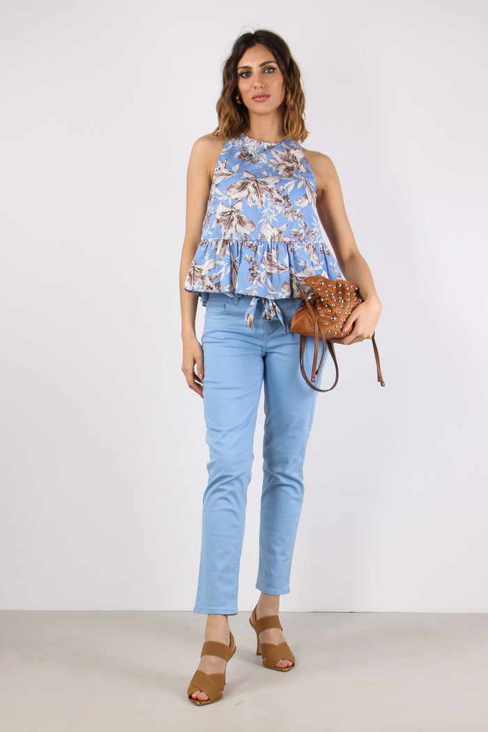 Pantalone Ideal Foulard Brig Blue-3