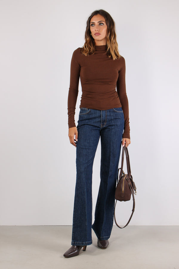 Denim Bull 5 Tasche Catene Denim Scuro
