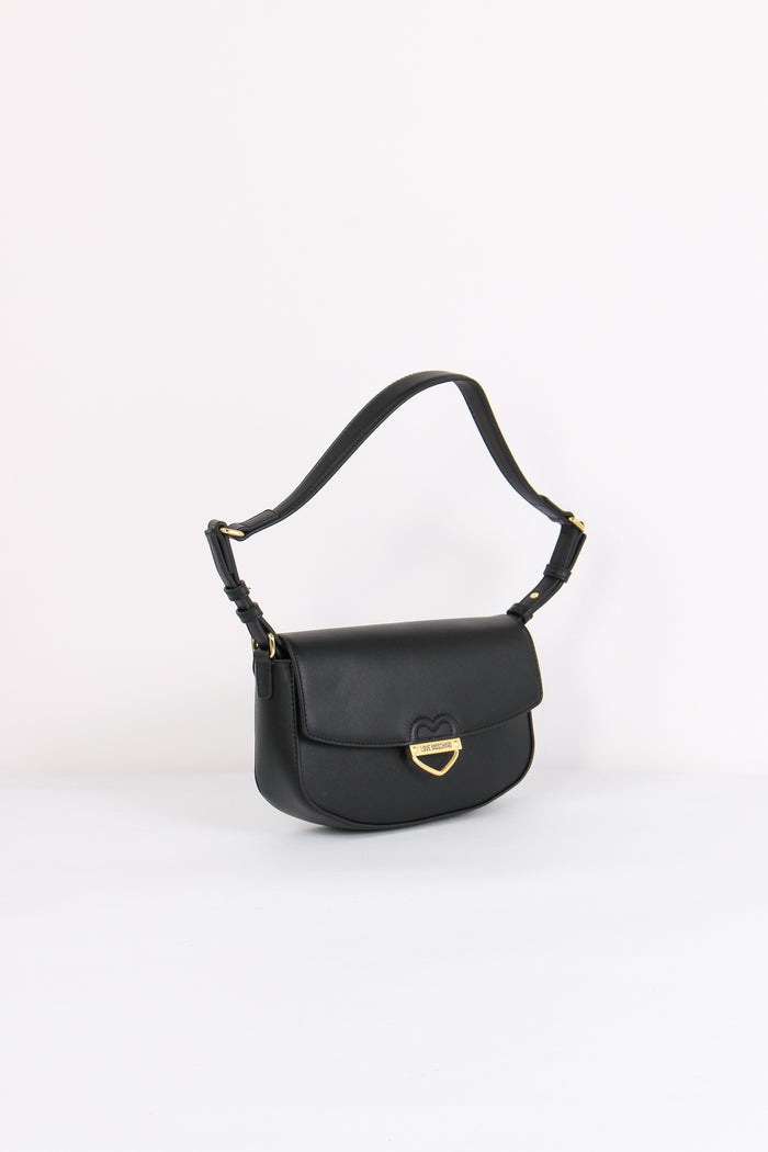 Borsa Tracolla Cuore Nero-5
