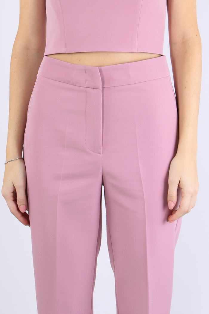 Pantalone Sigaretta Tessuto Tecnico Our Pink-7