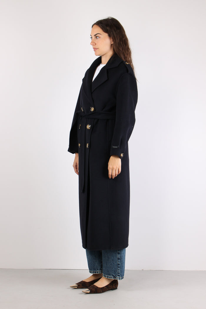 Cappotto Lana Doppiopetto Blu-4