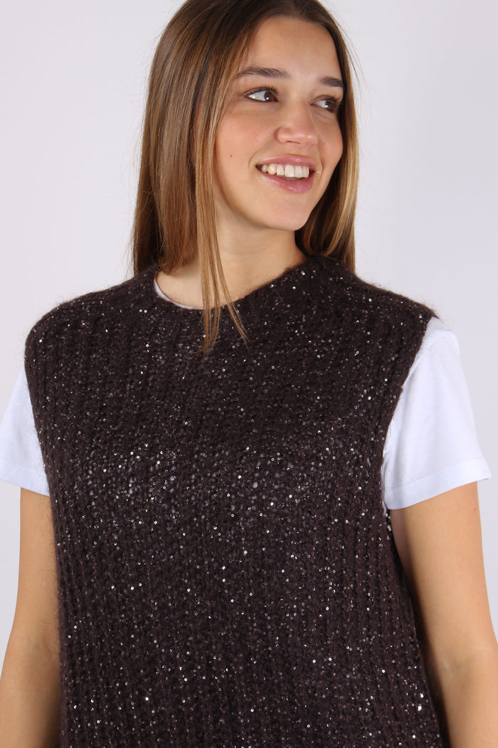 Gilet Mohair Paillettes Moro-7
