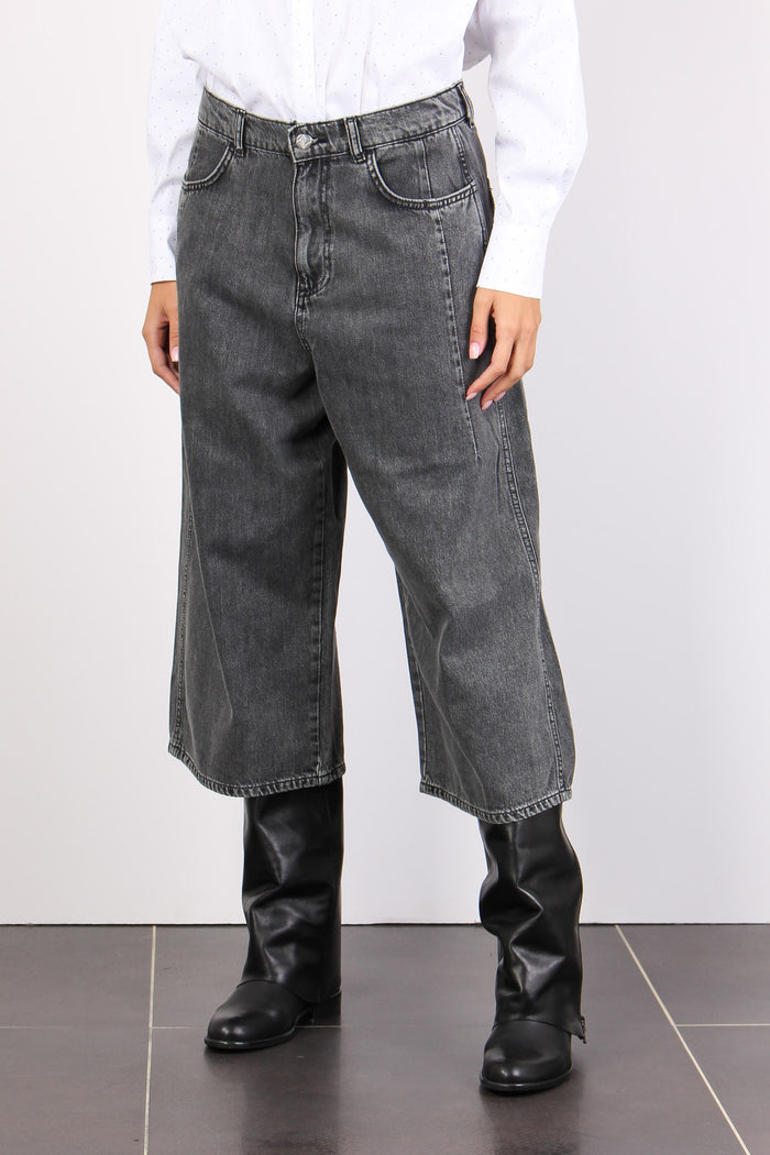 Denim Pinocchietto Denin Nero-5