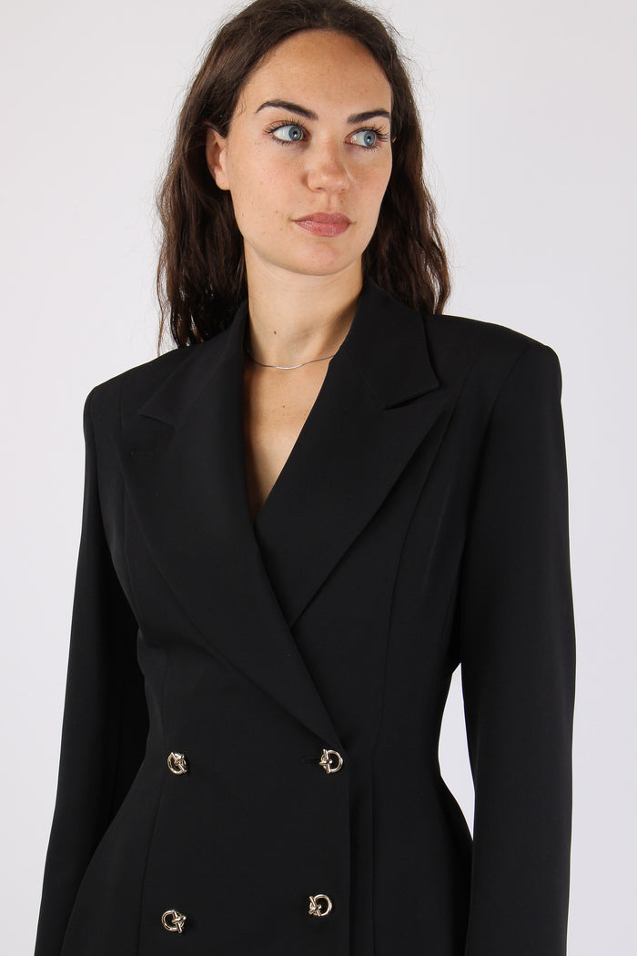 Giacca Doppiopetto Over Black-8