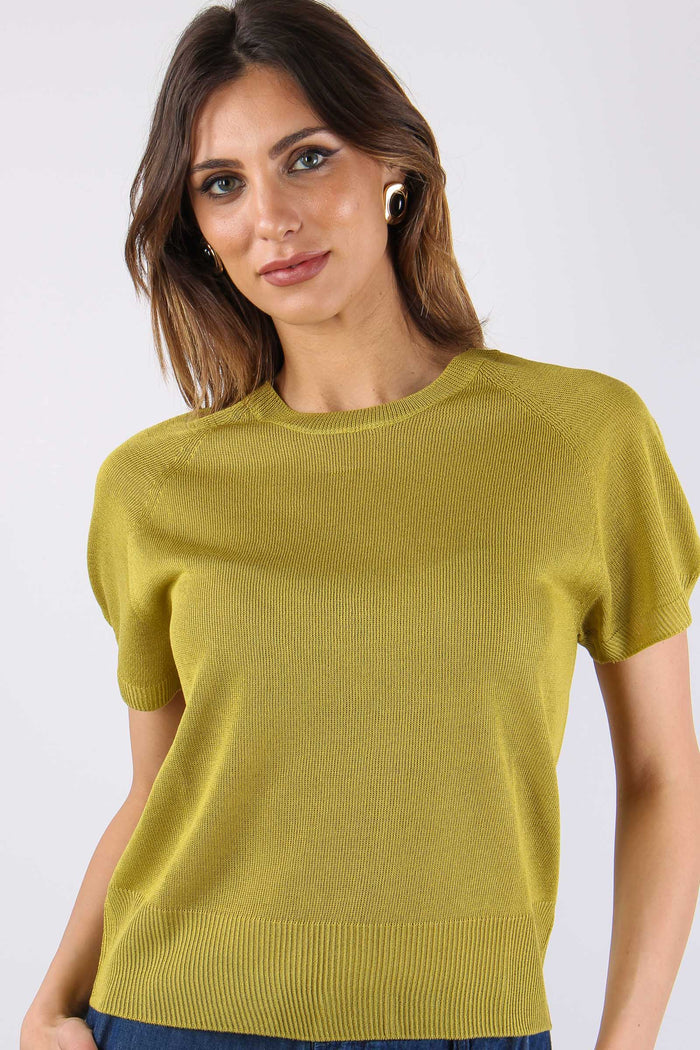 Maglia M/m Filo Cotone Oliva-8