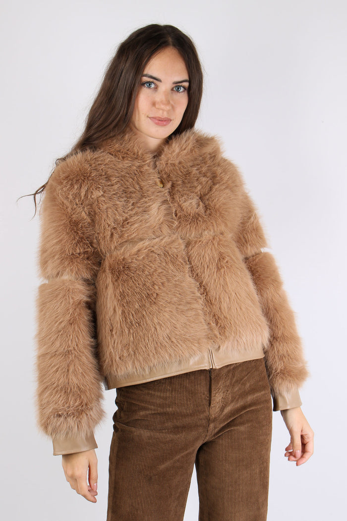 Penny Bomber Ecopelliccia Naturale-4