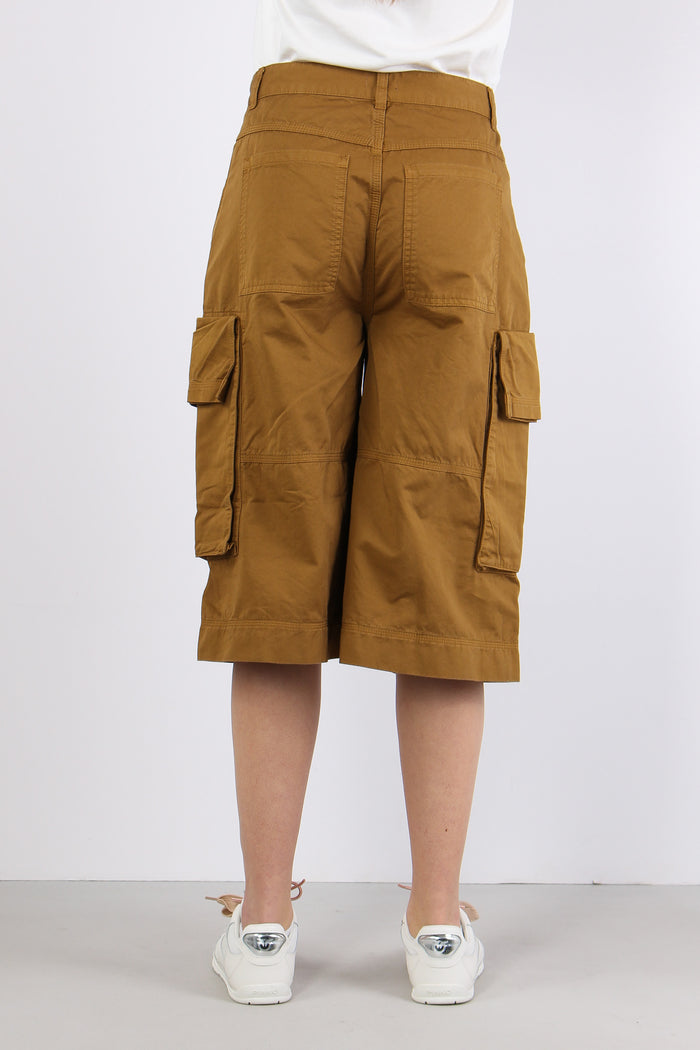 Albareto Bermuda Gabardina Bronzo-4