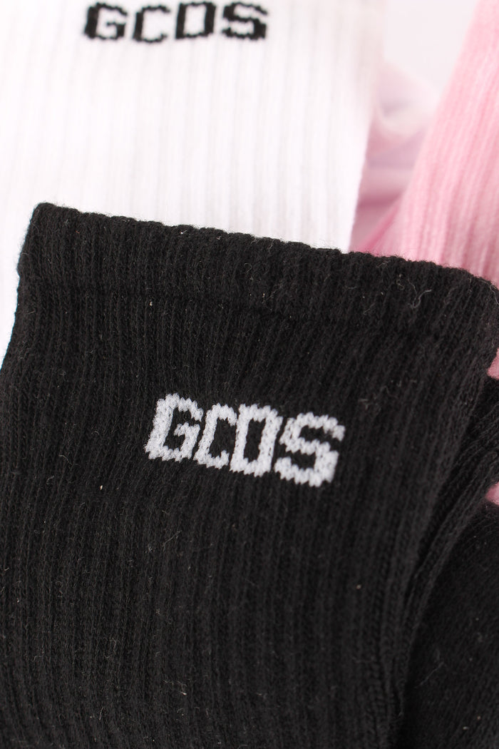 Calzini Logo White/pink/black-6