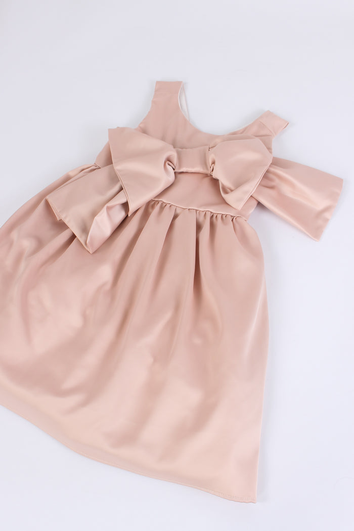 Abito Fiocco Rosa-4