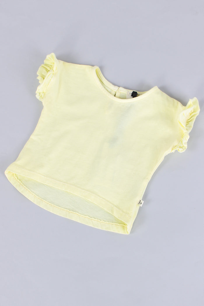 T-shirt Manica Aletta Lemon-3