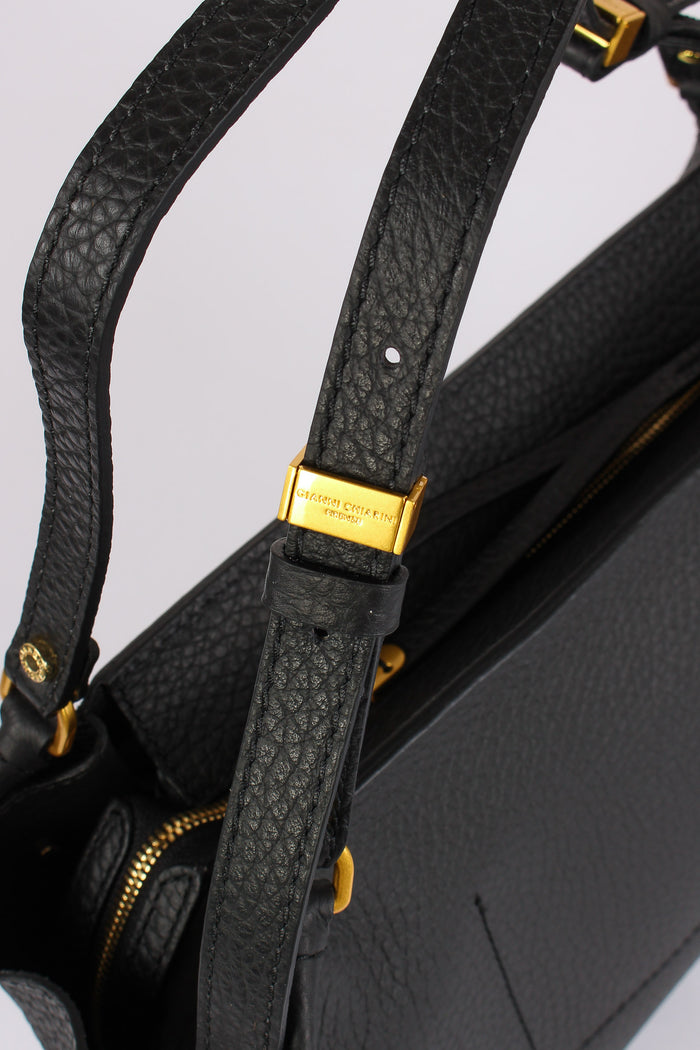 Bloom Shopping Pelle Martellata Nero-6