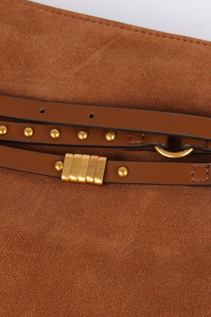Belt Bag Suede Marrone-7
