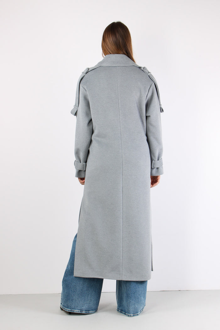 Cappotto Lungo Doppiopetto Grey-3