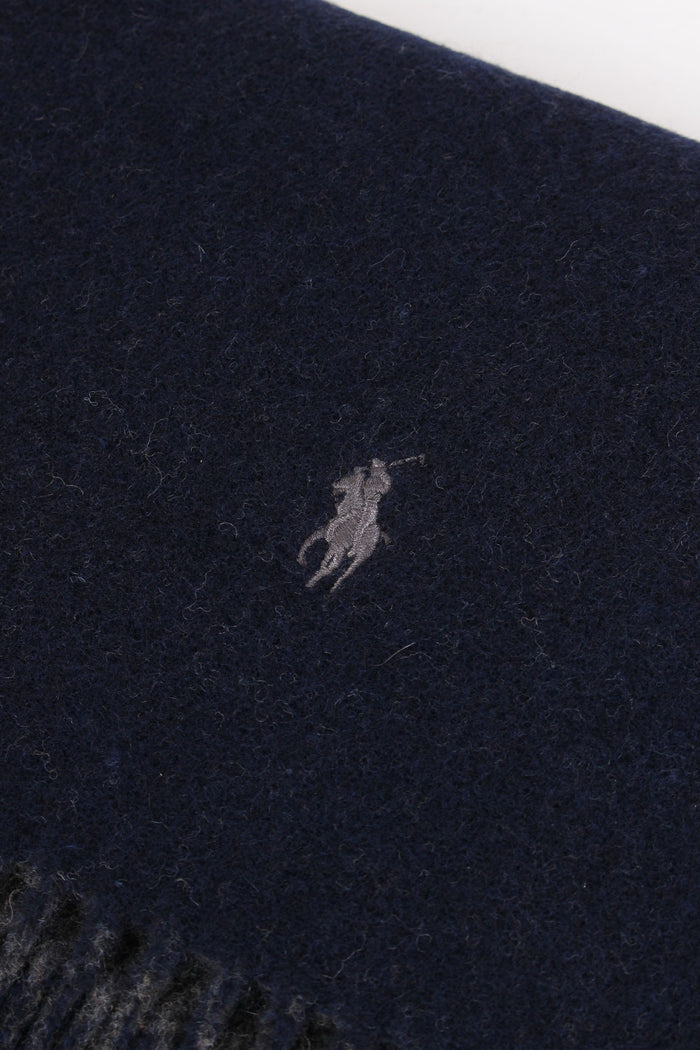 Sciarpa Bicolor Lana Navy/charcoal-3