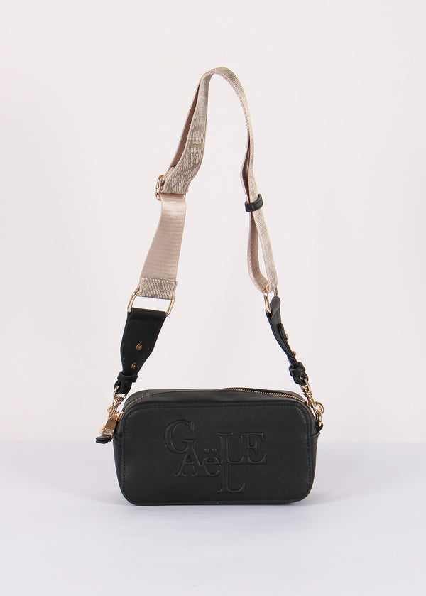 Camera Bag Saffiano Maxi Logo Nero-2