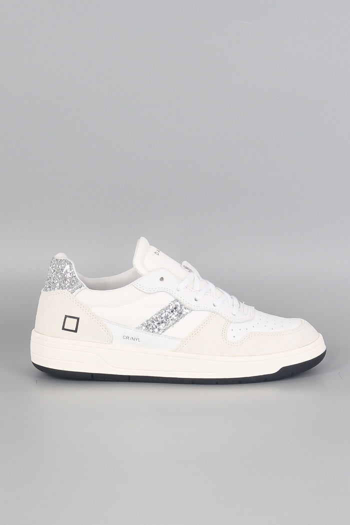 Sneaker Nylon Court 2.0 White/glitter