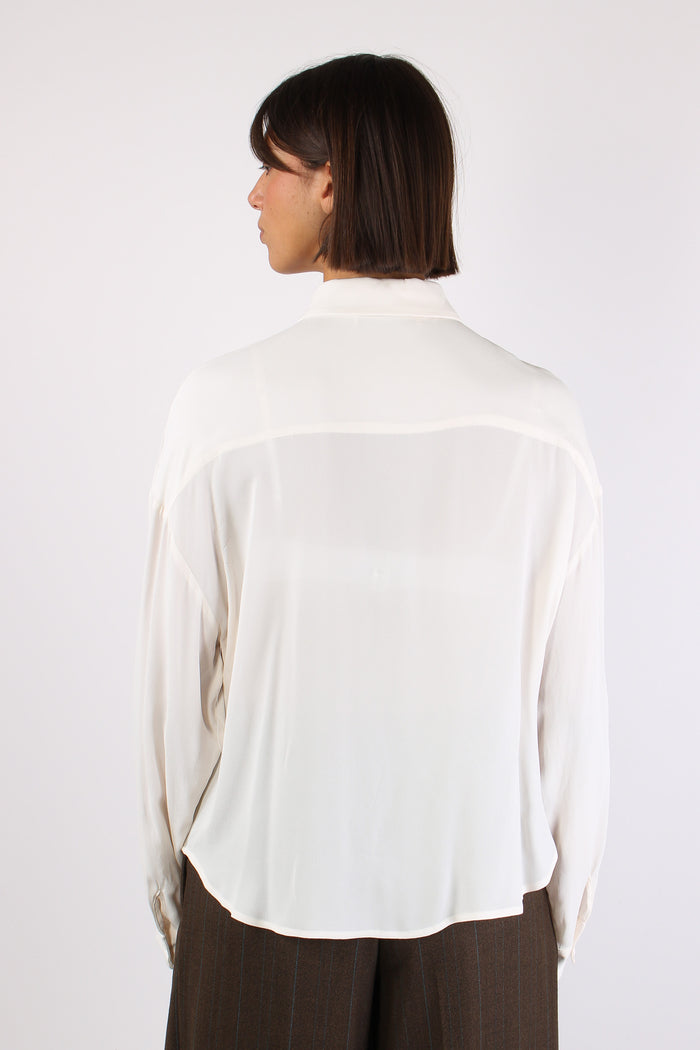 Camicia Viscosa Inserto  Collana Latte-5