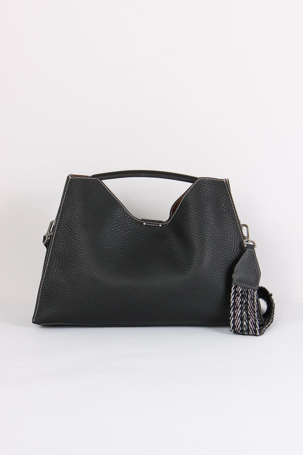 Aurora Shopping Trapezio Nero/castoro