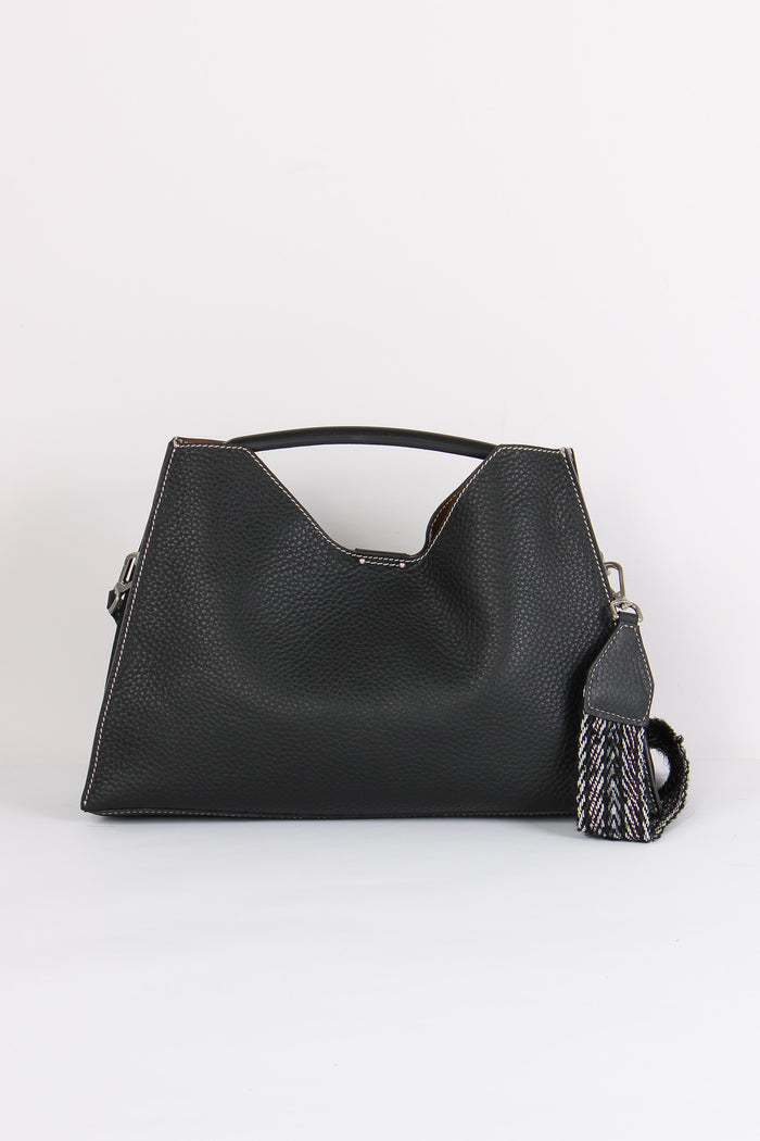 Aurora Shopping Trapezio Nero/castoro