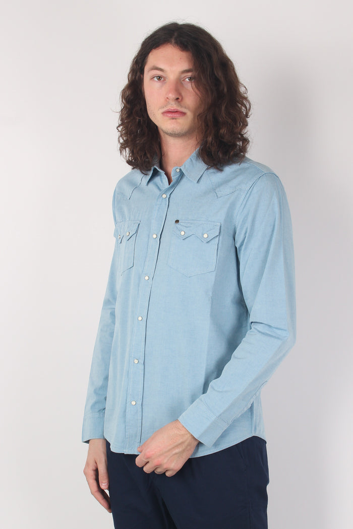 Camicia Regular Azzurro-7