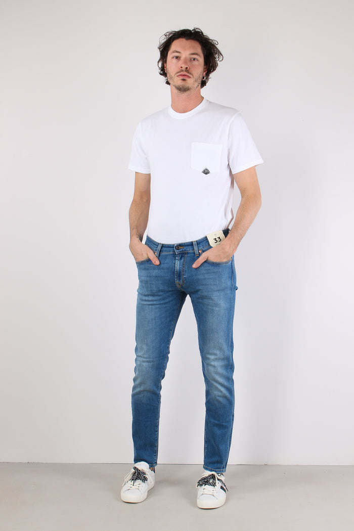 Denim Slim Fit Denim Chiaro-3