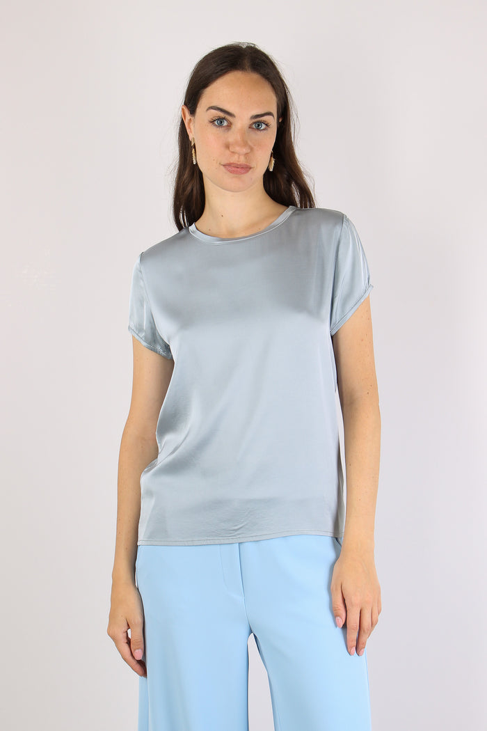 T-shirt Viscosa Stretch Azzurro-2