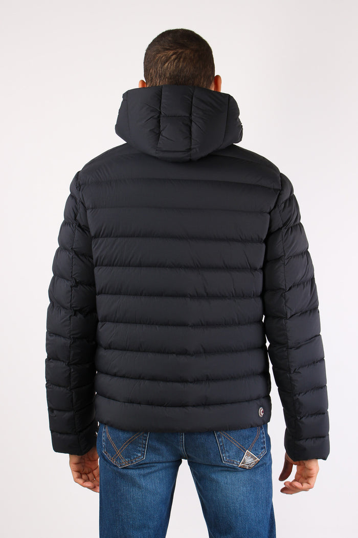 Giubbotto Basico Cappuccio Nero/vulcan-5