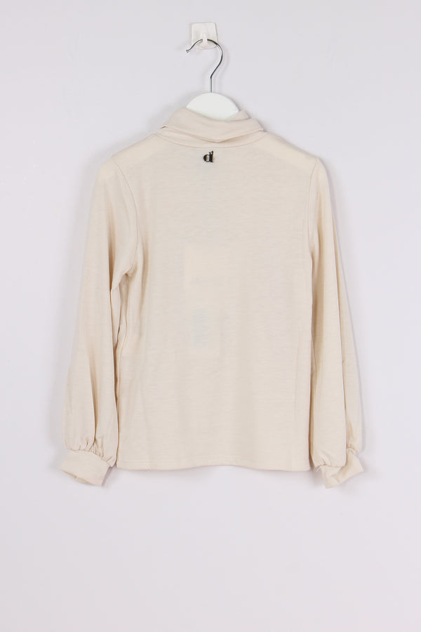 Lupetto Fiocco Laterale Beige-2