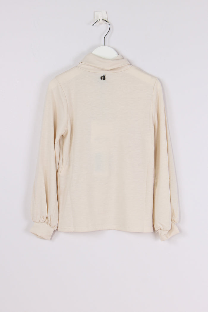 Lupetto Fiocco Laterale Beige-2