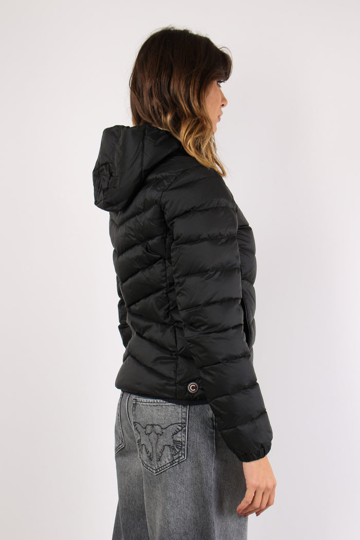 Piumino Corto Trapunta Nero-7