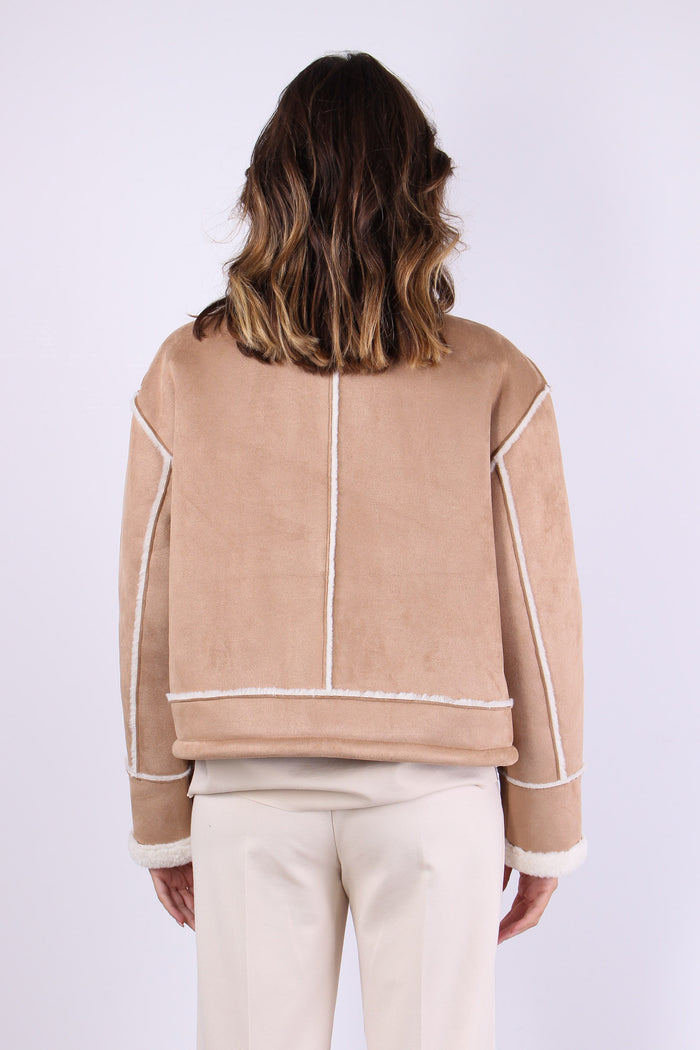 Ecomontone Corto Over Misty Nude-4