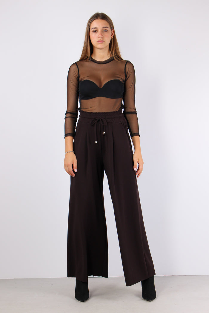 Pantalone Palazzo Scuba Moro